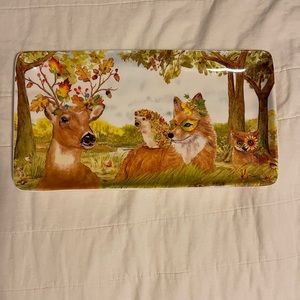 Pier One autumn woodland creatures tray